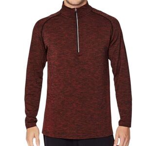 Lululemon Metal Vent Tech 1/2 Zip *Oxblood/Black